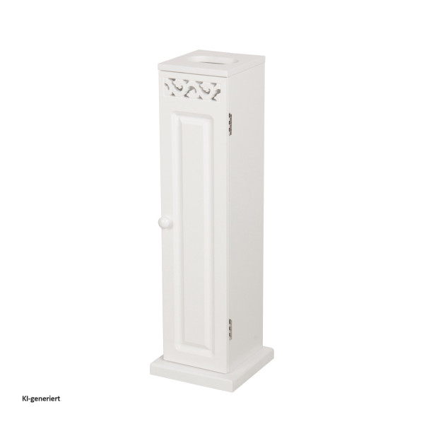 Toilettenpapierschrank Miriam 7585 weiß MDF