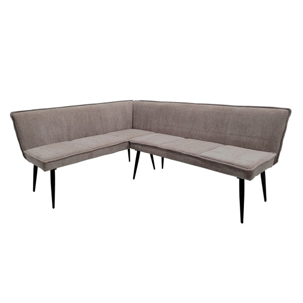 HTI-Living Mesilla Braun kurzer Schenkel links Eckbank 154 x 195 cm