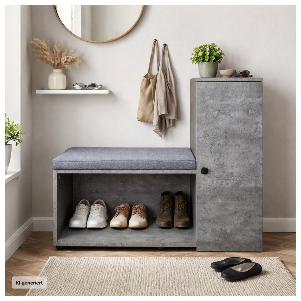 Schuhbank Thekla 8840 beton