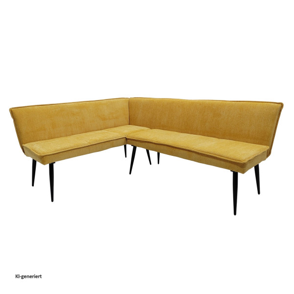 Eckbank Mesilla 154 x 195 cm Gelb