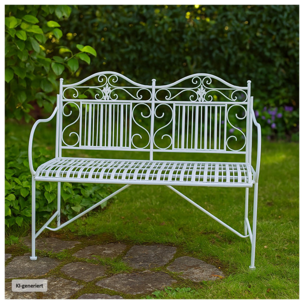 Gartenbank Celia_02 Creme
