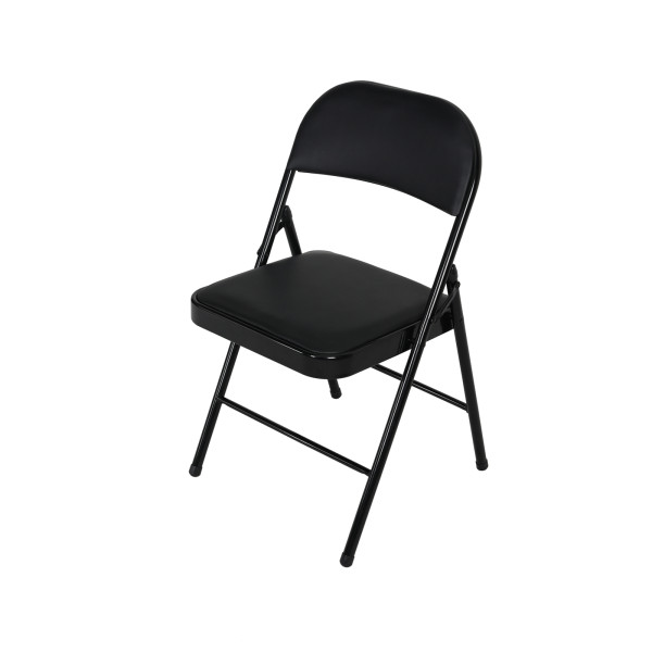 Klappstuhl Wedigo PVC Schwarz