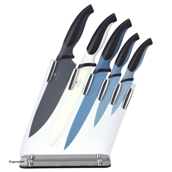 MESSERSET 5 TEILIG IM HALTER