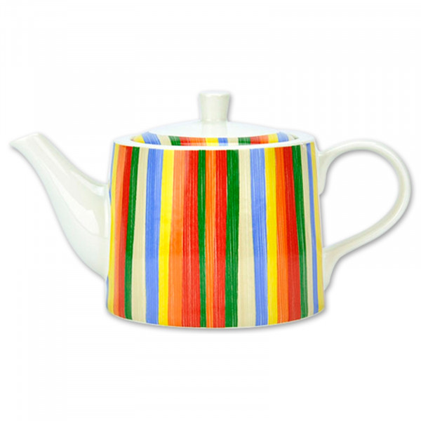 Jameson Tailor Retro Collection Teekanne Streifen bunt