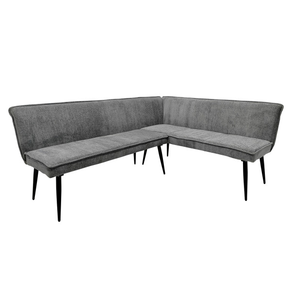 Eckbank Mesilla 195 x 154 cm Grau