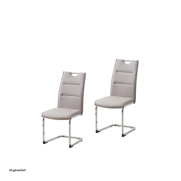 Schwingstuhl DannyC PU Cappuccino
