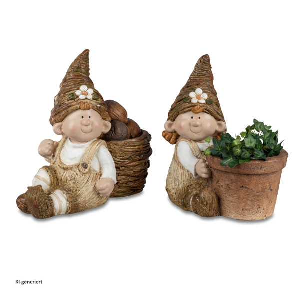 Figur 33cm 2er Set Wichtel