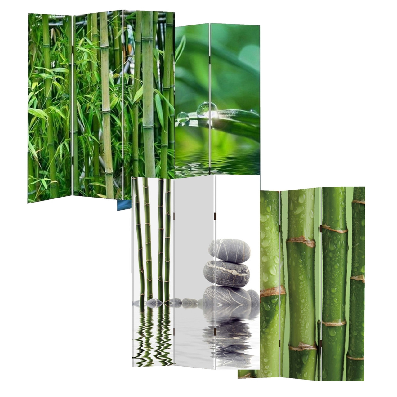 HTI-Line Paravent Bambus