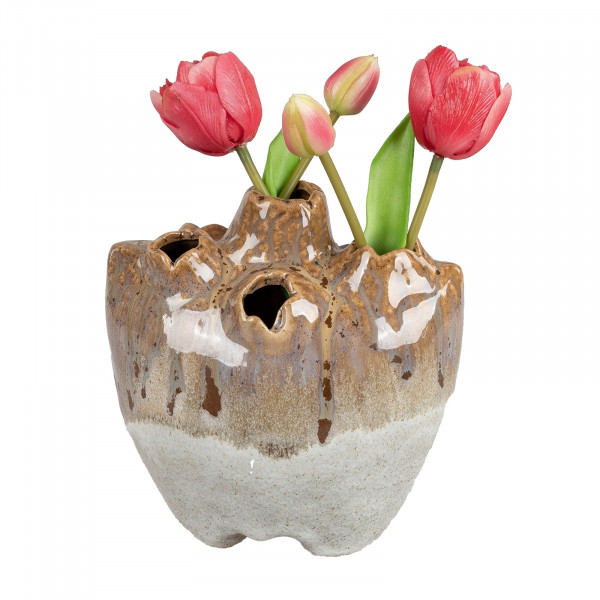 Formano Keramik Lochvase für Tulpen