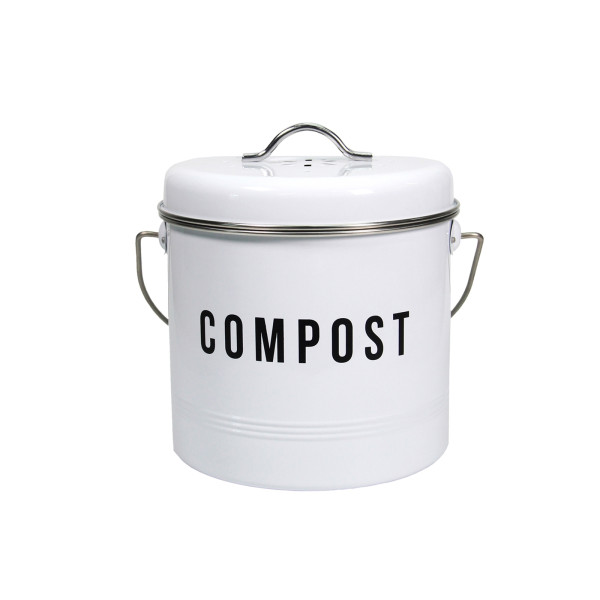 neuetischkultur Landhaus Komposteimer mit Aktivkohlefilter