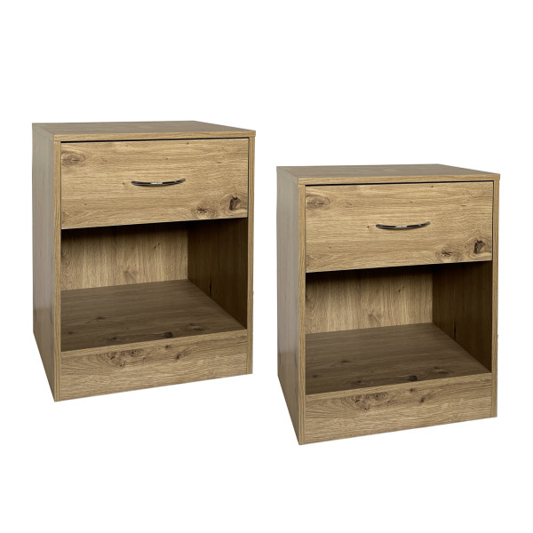 HTI-Living Thekla Artisaneiche Nachtschrank 2er Set