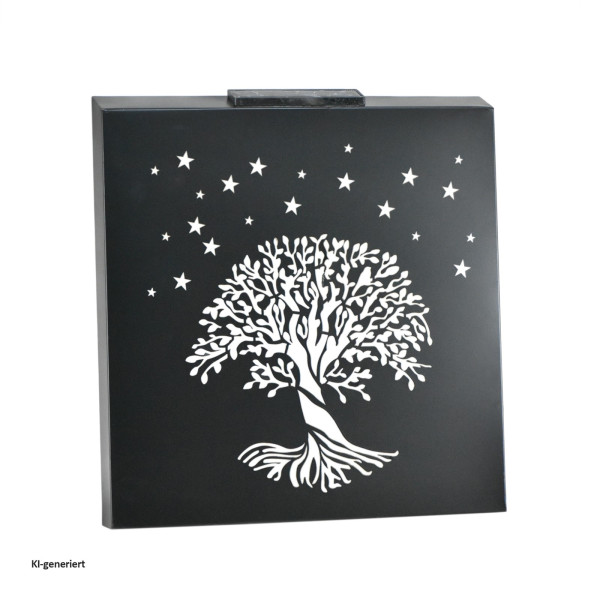 Solardeko Baum Schwarz
