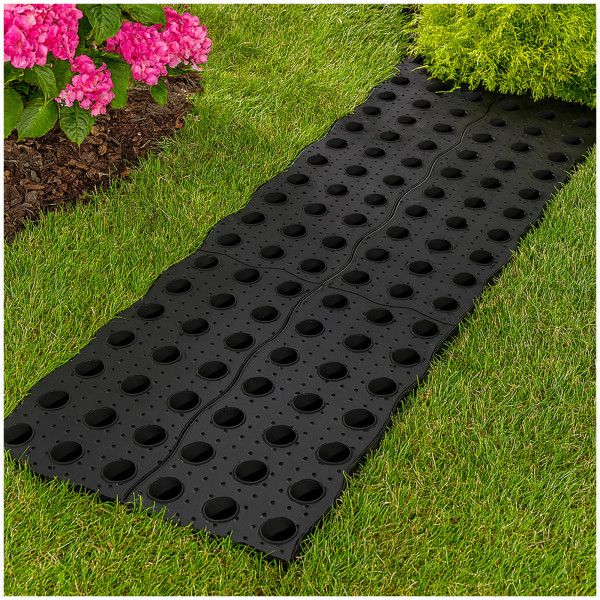 HTI-Living wetterfest für Gartenwege Gehwegplatten Set aus Kunststoff 4 teilig