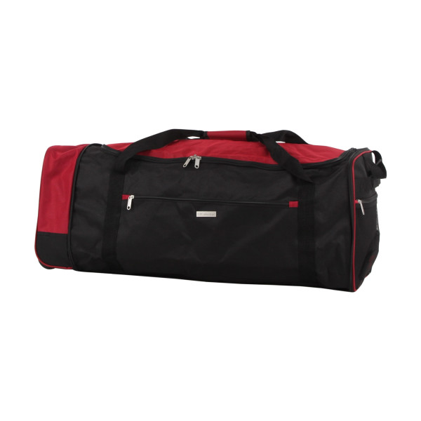 Reisetrolley Rochester Schwarz Rot