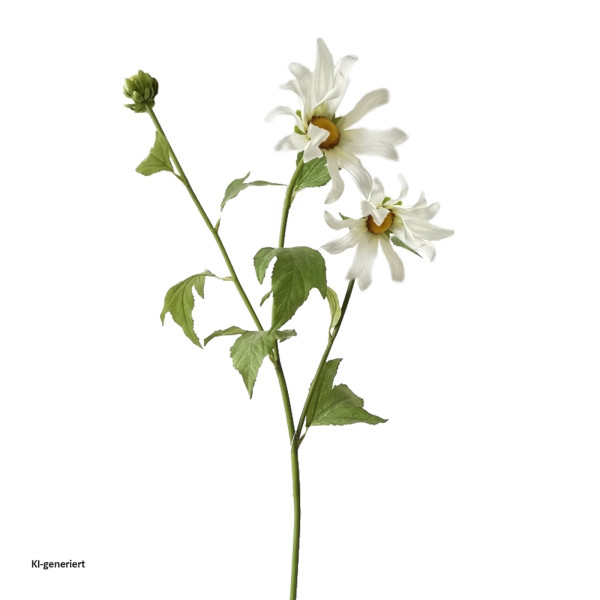 Frühlingsblume Flora weiss, Kunstpflanze