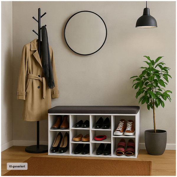 Schuhbank Katja1 L Weiß