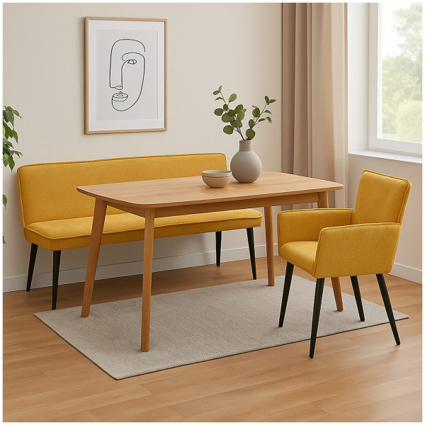 HTI-Living Mesilla Gelb Polsterbank