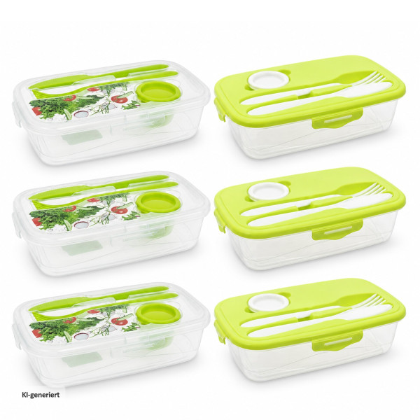 Frischhaltedose EASYLUNCH m. Beteck 6er Set