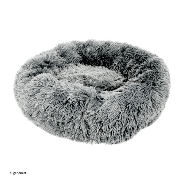 Hundekissen, Katzenkissen, grau, rund, S,
