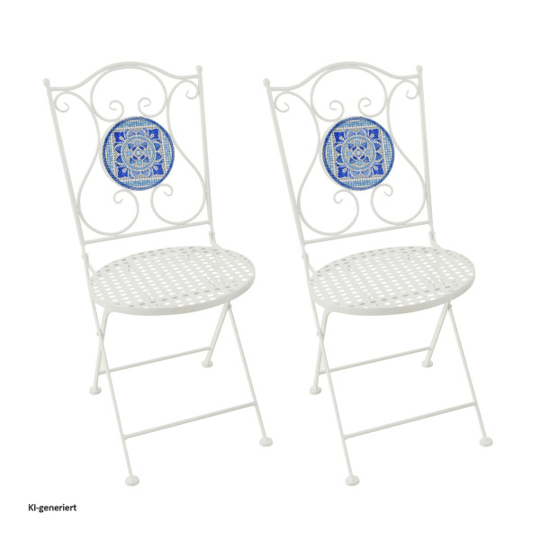 Gartenstuhl Aster "Santorin" 2er Set