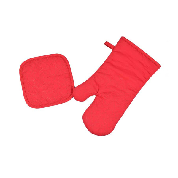 2er Set Ofenhandschuh und Topflappen