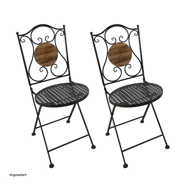 Gartenstuhl Aster "Holz" 2er Set