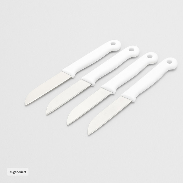 Schälmesserset 5 tlg. weiß