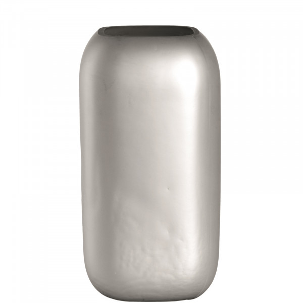 Leonardo NEVE Vase 28 x 15 cm silber matt