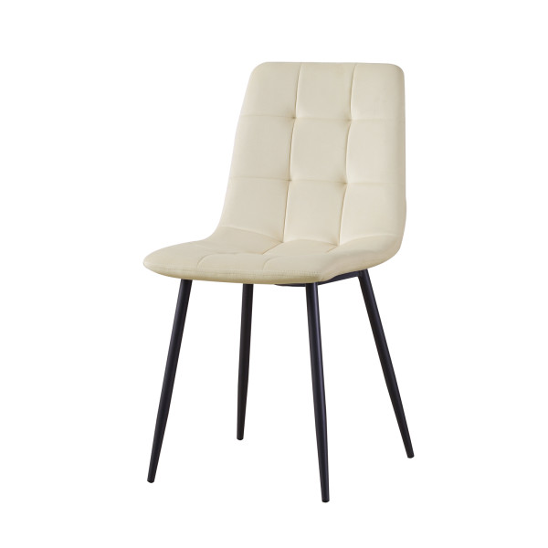 HTI-Living Mesa Velvet Creme Stuhl