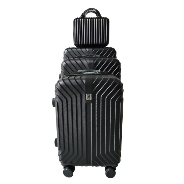 NTK-Collection Mabell Schwarz Hartschalenkoffer 4er-Set