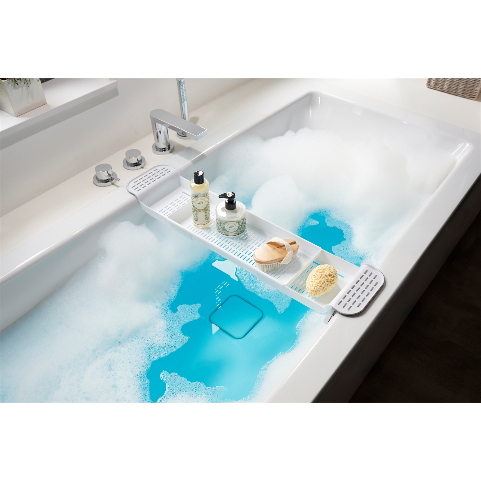 ZELLER Present Kunststoff Badewannenablage | Möbel | HTI | Leiterregale