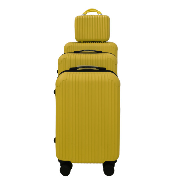 NTK-Collection Frenzi Gelb Hartschalenkoffer 4er-Set