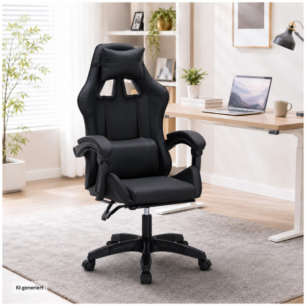 Drehstuhl Krit Eco Schwarz PVC