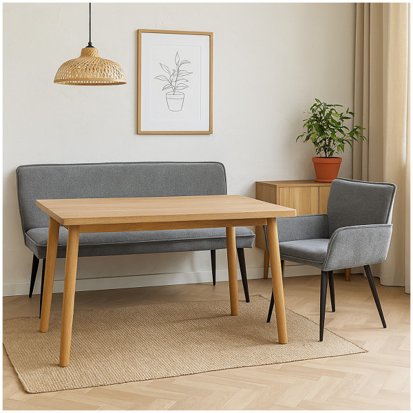 HTI-Living Mesilla Blaugrau Polsterbank