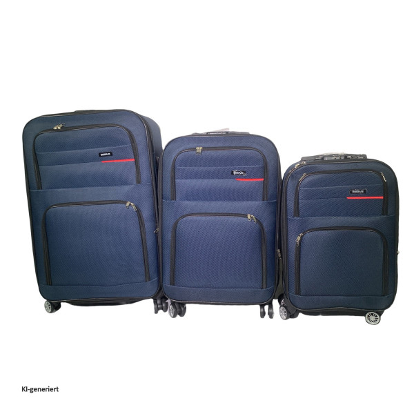Kofferset Agosta Soft blau