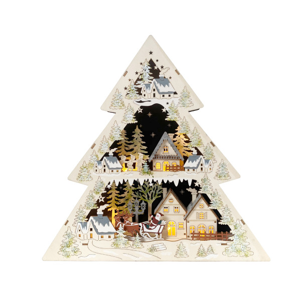 HTI-Living Weihnachtsmann zu Besuch Leuchtspitze