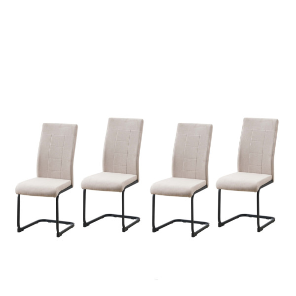 Schwingstuhl LennyP creme 4er Set