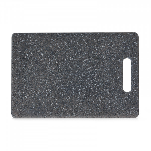 ZELLER Present Granitoptik Anthrazit Schneidbrett 30 x 20 cm