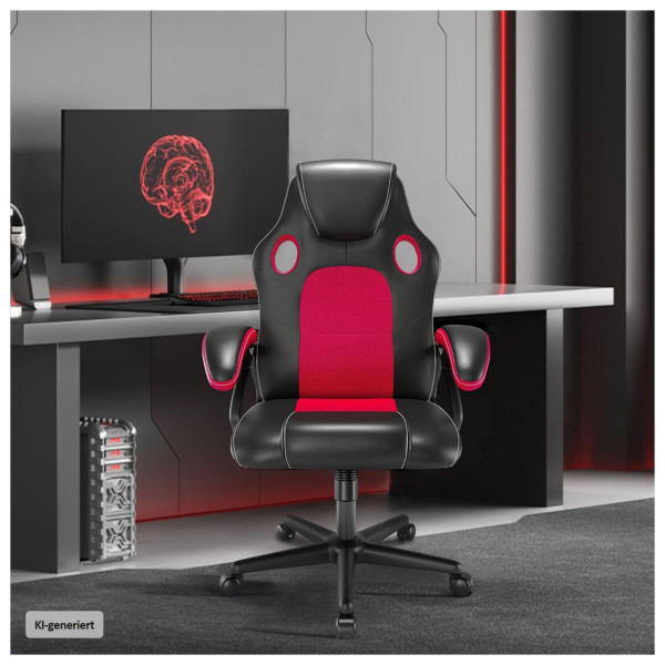 Drehstuhl Daytona Eco rot PVC