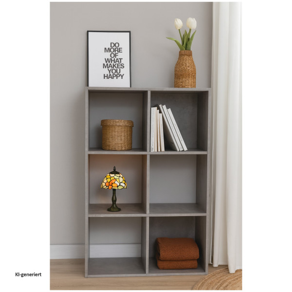 Regal Thekla 6090 Beton