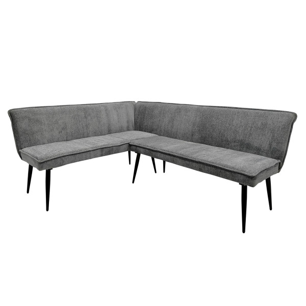 Eckbank Mesilla 154 x 195 cm Grau