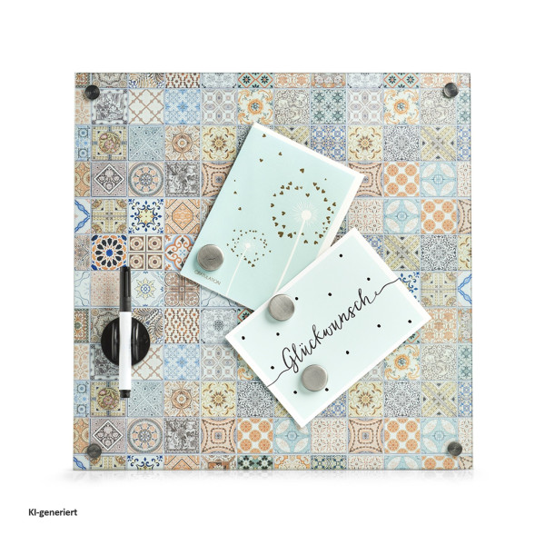 Memoboard "Mosaik", Glas