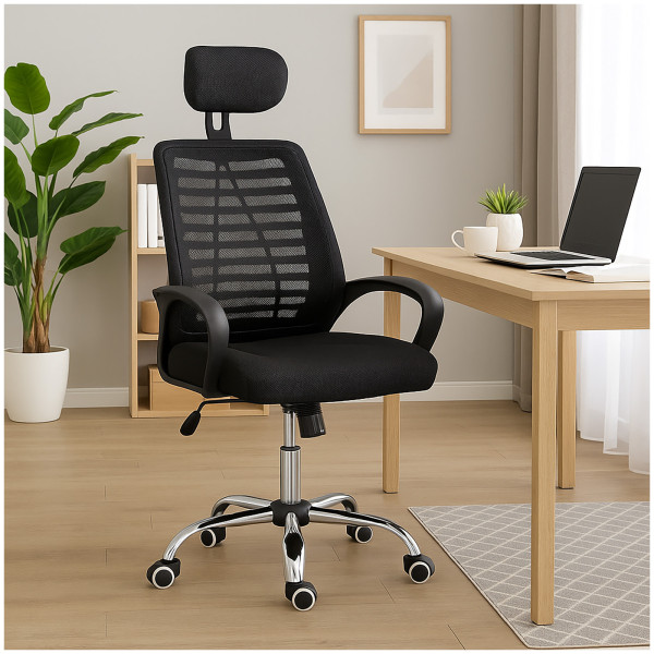 HTI-Living Terry Drehstuhl mit Kopfstütze