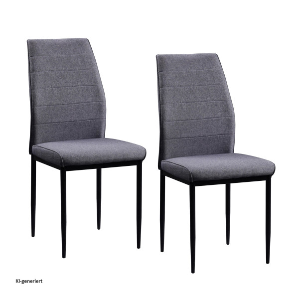 Stuhl Madison Webstoff 2er Set