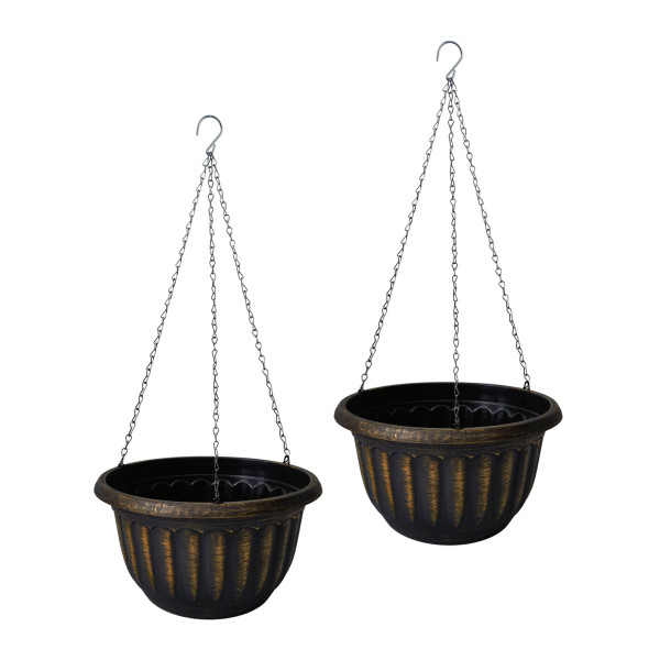 HTI-Living antik 2er-Set Blumenampel Nessa