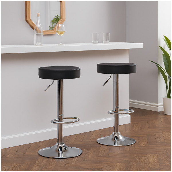 HTI-Living höhenverstellbar und komfortabel Moderner Barhocker im 2er Set