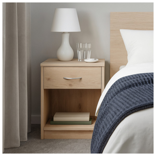 HTI-Living Nina Artisaneiche Nachtschrank mit 1 Schublade