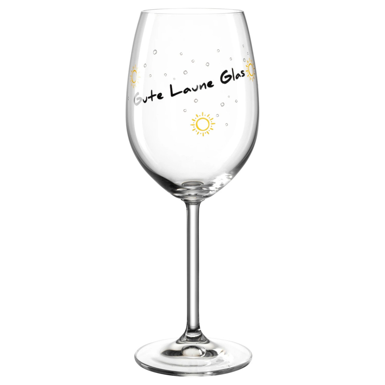 Leonardo Weinglas 460 ml 'Gute Laune Glas' 1 Stück PRESENTE