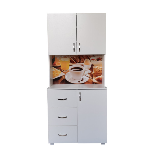 Küchenschrank Blanca Bistro weiß
