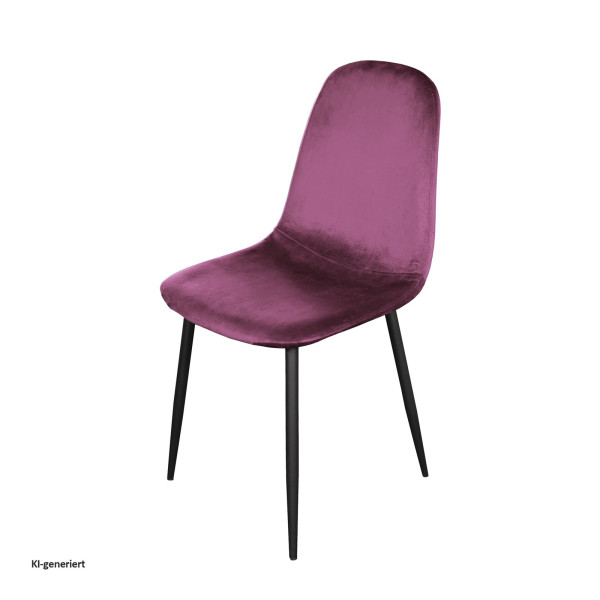 Stuhl Savannah Velvet Pink